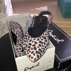 Qupid leopard flats